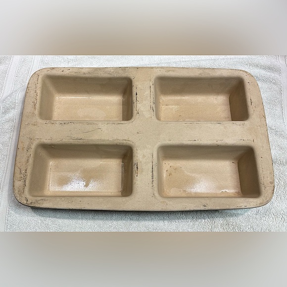 Pampered Chef Stoneware Mini Loaf Pan